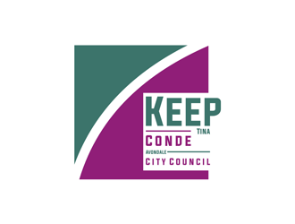 Keep Tina Conde Avondale City Council logo design by EkoBooM