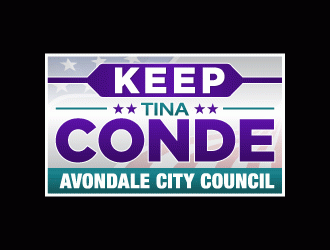Keep Tina Conde Avondale City Council logo design by lestatic22