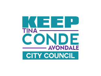 Keep Tina Conde Avondale City Council logo design by Thoks