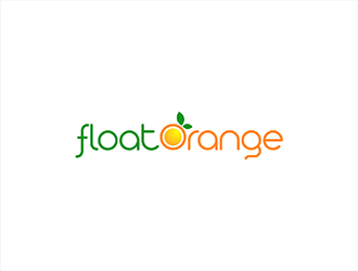 Float Orange logo design by hole