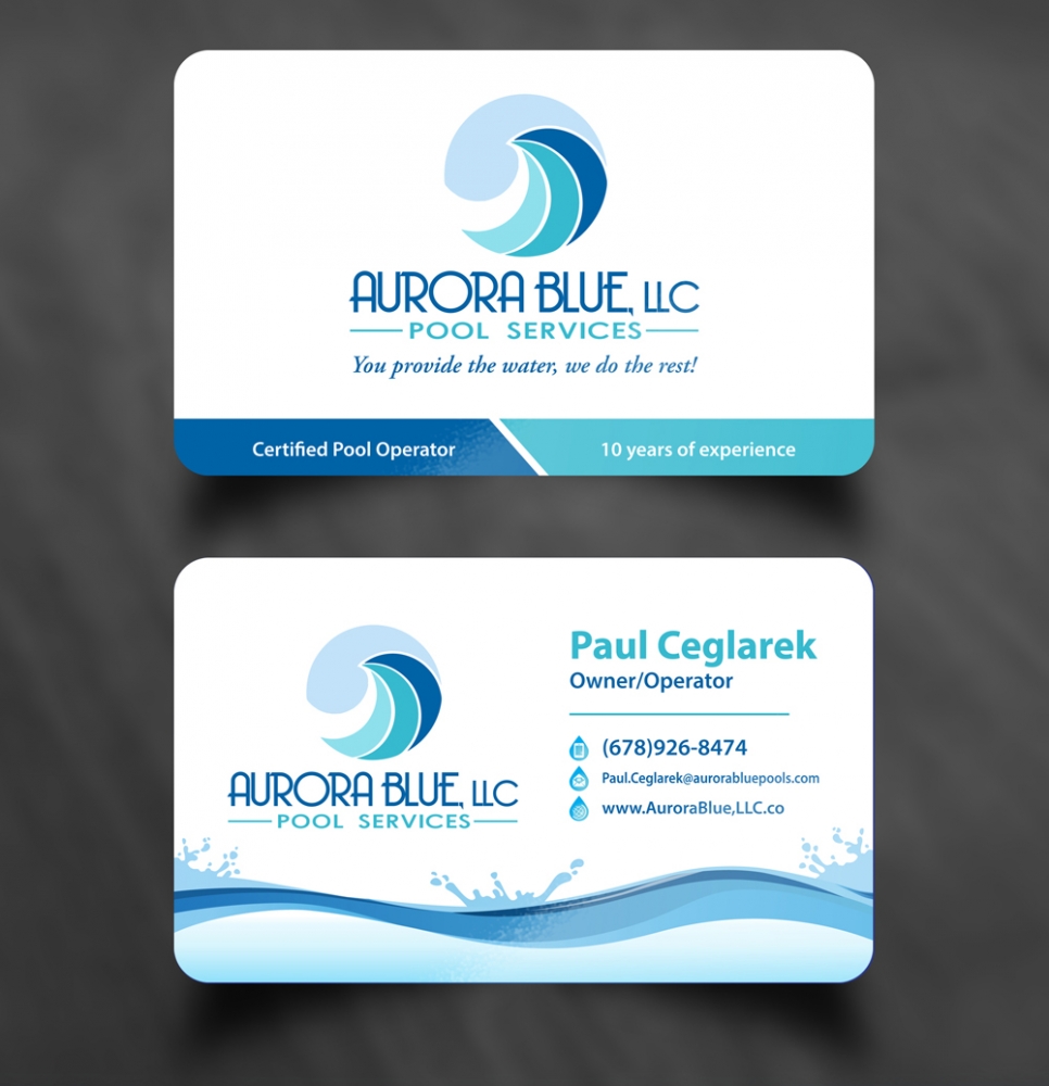 Aurora Blue, LLC logo design by abss