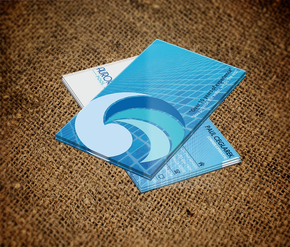 Aurora Blue, LLC logo design by aamir