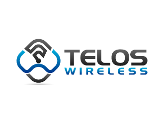Telos Wireless logo design by BrightARTS