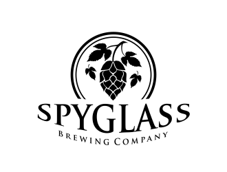 Spyglass Brewing Company logo design by AisRafa