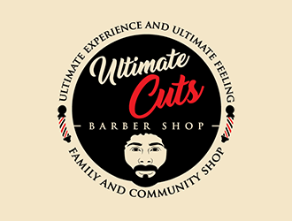 Ultimate Cuts Barber Shop  logo design by suraj_greenweb