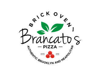 Brancatos Brick Oven Pizza logo design by vostre