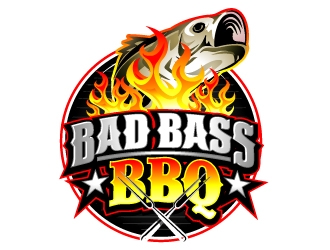 Bad Bass BBQ logo design by aRBy