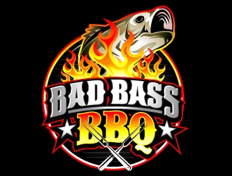 Bad Bass BBQ logo design by aRBy