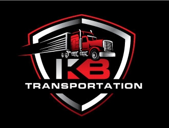KB Transportation INC. logo design by REDCROW