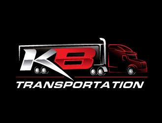 KB Transportation INC. logo design by REDCROW
