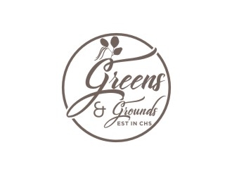 Greens & Grounds logo design by bricton