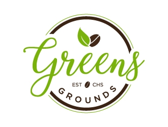 Greens & Grounds logo design by labo
