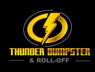 Thunder Dumpster & Roll-off logo design by samuraiXcreations