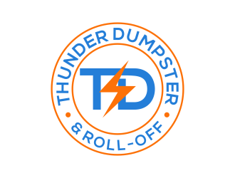 Thunder Dumpster & Roll-off logo design by done
