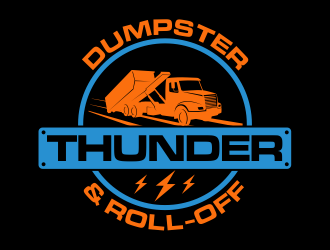 Thunder Dumpster & Roll-off logo design by agus
