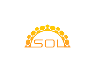 Sol logo design by hole