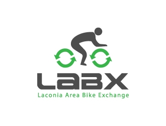 Laconia Area Bike Exchange (LABX) logo design by ingenious007