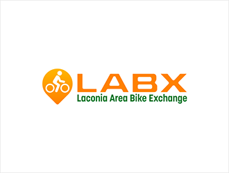 Laconia Area Bike Exchange (LABX) logo design by hole