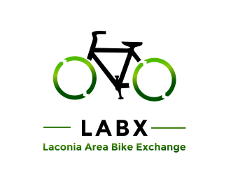 Laconia Area Bike Exchange (LABX) logo design by aldesign