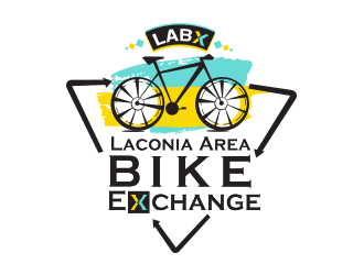 Laconia Area Bike Exchange (LABX) logo design by vinve