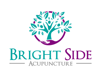 Bright Side Acupuncture logo design by done