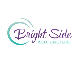 Bright Side Acupuncture logo design by Radovan