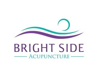 Bright Side Acupuncture logo design by Radovan
