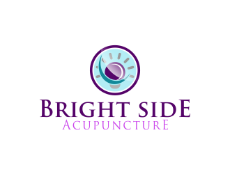 Bright Side Acupuncture logo design by Akli