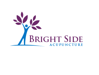 Bright Side Acupuncture logo design by BeDesign