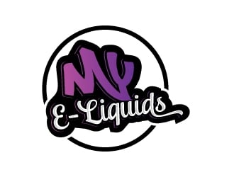 MY E-Liquids logo design by zakdesign700