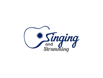 Singing and Strumming logo design by dasam
