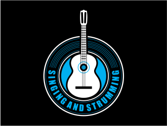 Singing and Strumming logo design by mutafailan