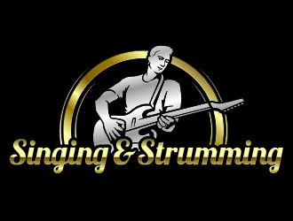 Singing and Strumming logo design by Radovan