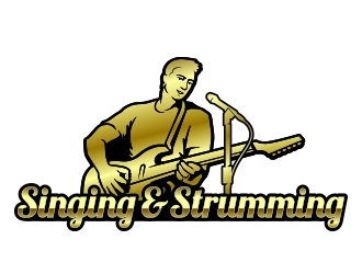 Singing and Strumming logo design by Radovan