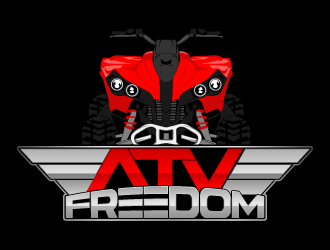 ATV Freedom logo design by fastsev