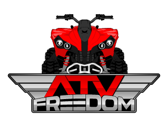 ATV Freedom logo design by fastsev