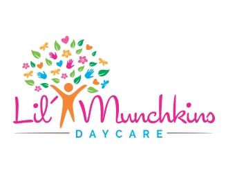 Lil’ Munchkins Daycare logo design by ruki