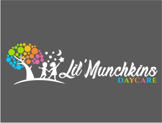 Lil’ Munchkins Daycare logo design by nikkiblue