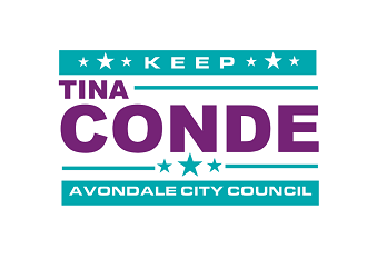 Keep Tina Conde Avondale City Council logo design by coco