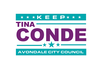 Keep Tina Conde Avondale City Council logo design by coco