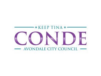 Keep Tina Conde Avondale City Council logo design by deddy