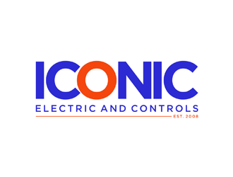 Iconic Electric and Controls logo design by johana