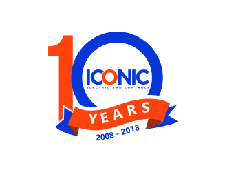 Iconic Electric and Controls logo design by Girly