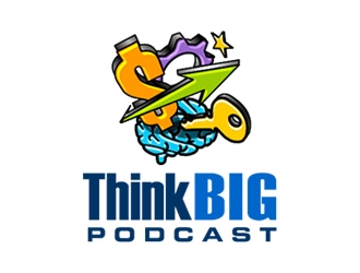 Think Big Podcast logo design by Coolwanz