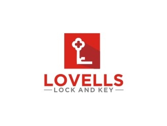 Lovells Lock and Key logo design by bricton