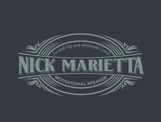 Nick Marietta logo design by DreamLogoDesign