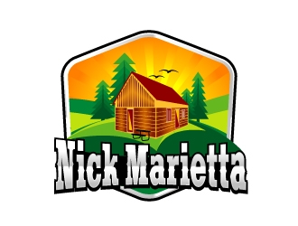 Nick Marietta logo design by dshineart