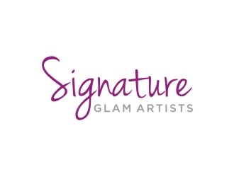 Signature Glam Artists logo design by bricton