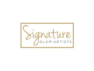 Signature Glam Artists logo design by bricton