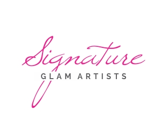 Signature Glam Artists logo design by ruki